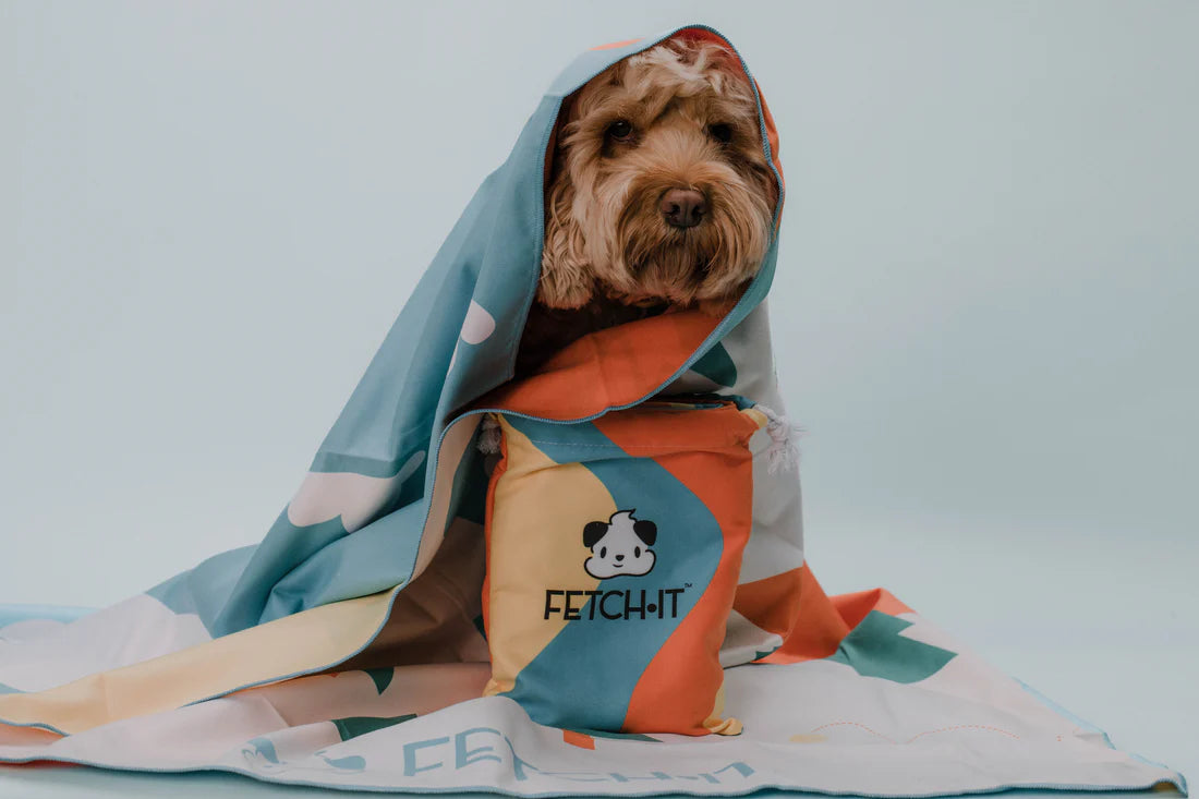 Fetchit Extra Large Recycled Pet Towel in Pouch