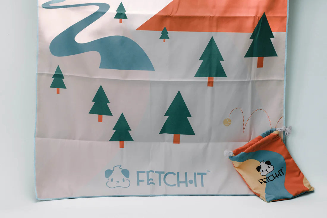 Fetchit Extra Large Recycled Pet Towel in Pouch