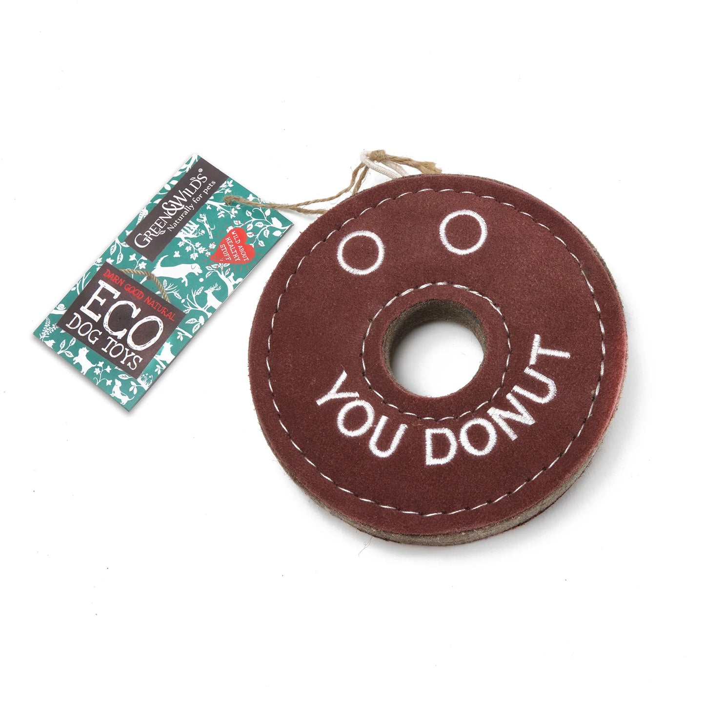 Derrick the Donut, Eco-Dog Toy by Green and Wilds