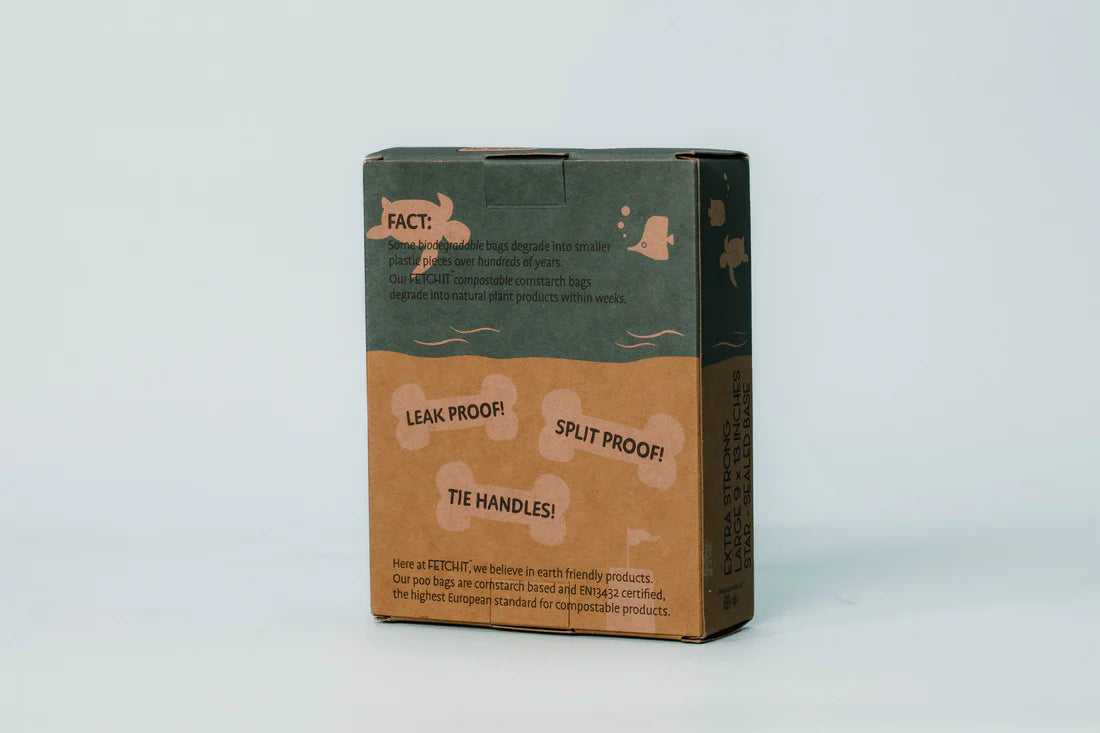 Fetchit Ocean Compostable (120) Poo Bags
