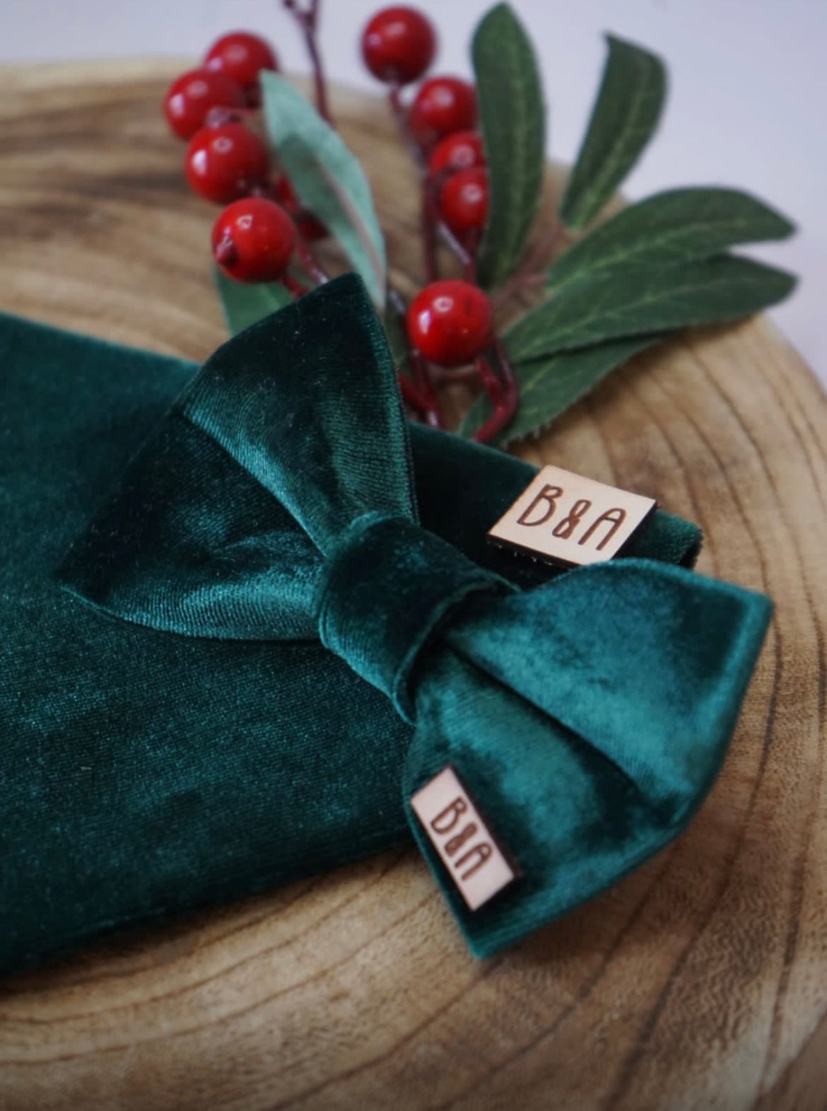 Luxury Velvet Bowtie