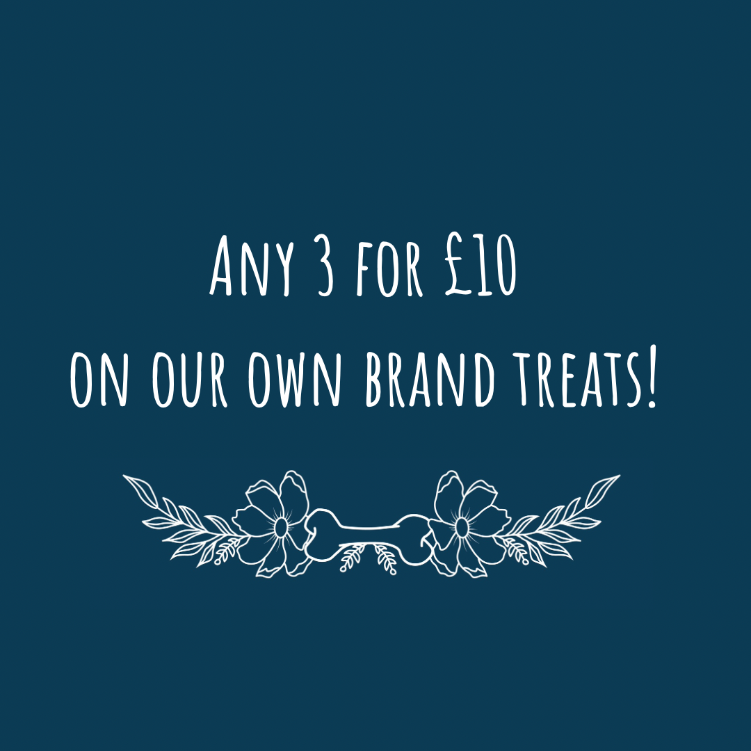 3 for £10 on our own brand treats