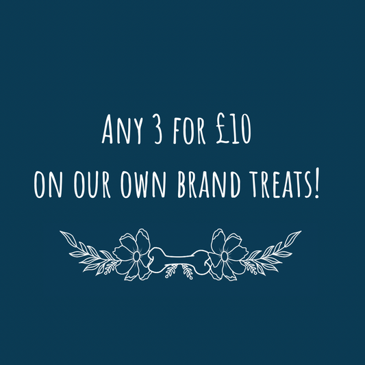 3 for £10 on our own brand treats