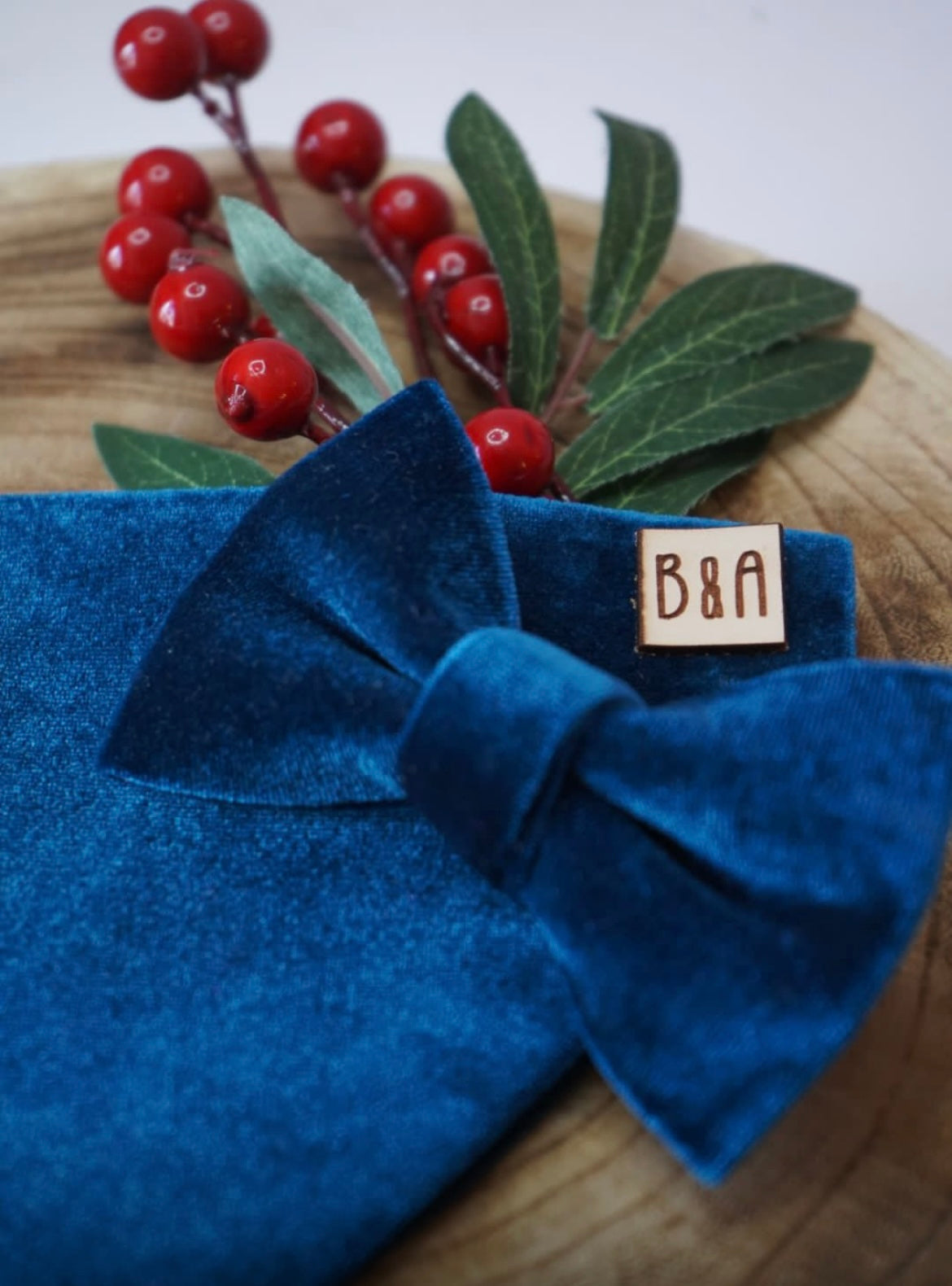 Luxury Velvet Bowtie