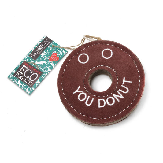 Derrick the Donut, Eco-Dog Toy by Green and Wilds