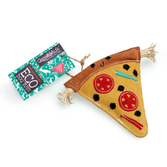 Pepe le Pizza Eco Dog Toy by Green and Wilds